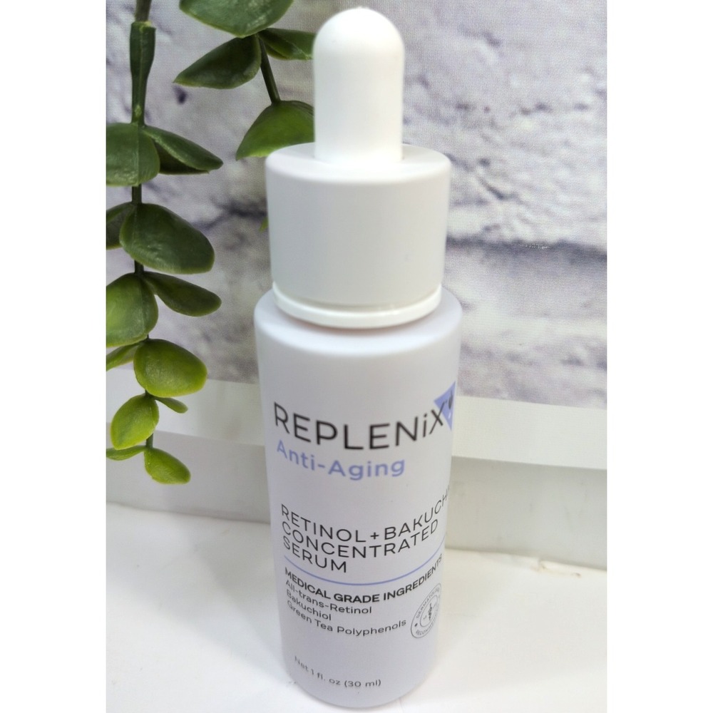 NEW!😍Replenix Retinol + Bakuchiol Concentrated Serum 30ml/1oz Anti-Aging Face